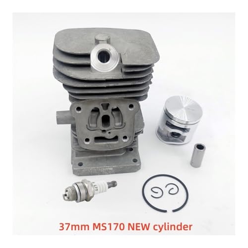 Kit piston cylindre alésage 37mm haute compression MS170 - 5