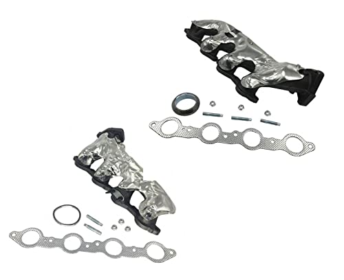 Exhaust Manifolds Left and Right w/Gaskets Replacement Parts Replacement Part For Ford Pickup F150 1999-2003 5.4L V8