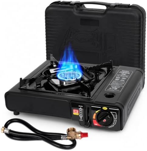 SHINESTAR Dual Fuel Stove with Butane & Propane Compatibility, Po...
