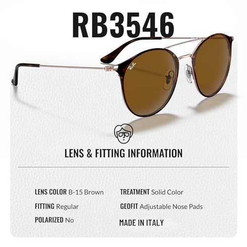 Ray-Ban RB3546 Phantos Shaped Sunglasses for Men & Women with Official RAYBAN Eyewear Kit4