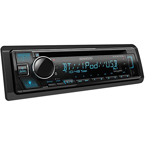 Kenwood Kdc-Bt378U Cd Car Stereo Receiver With Bluetooth, Am/Fm Radio, Variable Color Display, Front High Power Usb, Alexa Built In, And Siriusxm Ready #TOP1