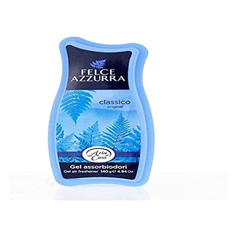 Felce Azzurra Gel Air Freshener - Unique and Unmistakable Aroma - Perfume Your Home for Relaxation and Harmony - Blend of Orange, Rose, Pine, Lavender, and Musk - Classic Original - 4.94 oz Cover