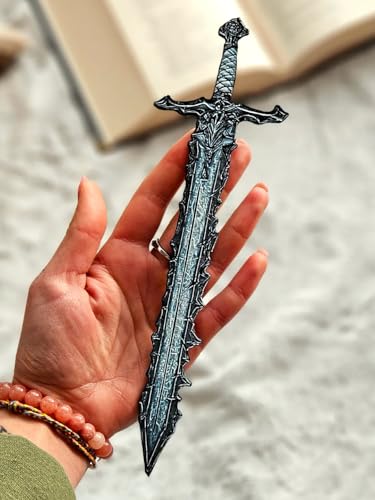 Image of Pack of 3 | D&D Nightfang Sword Bookmark - Unique 3D Fantasy Bookmark | Durable, Long-Lasting Gift for Book Lovers & Dungeons and Dragons Fans | Eco-Friendly Bioplastic