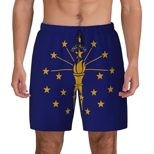 Short de bain Indiana pour homme, maillot double couche séchage rapide