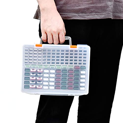 Flash Drive Case USB Memory Stick SD Card Storage Organizer- Holds 134pcs Thumb Drive Electronic Accessories Holder for Sandisk/Samsung/Inland/PNY/Netac - Thumbnail 4