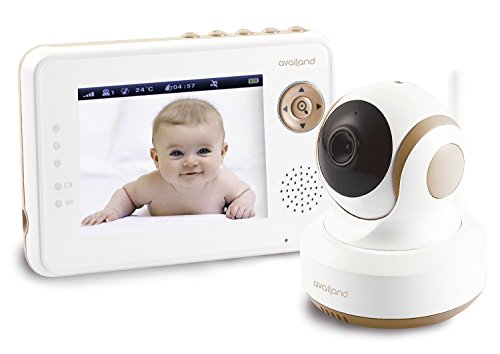 GHB Baby Monitor Video E Audio 3.2'', 2100mAh Monitor Baby Con