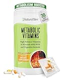 NaturalSlim Metabolic Vitamins, Multivitamin for Women & Men, Supports Energy, Metabolism & Nutrient Absorption with Digestive Enzymes, Womens Multivitamin with B-Complex & Niacin 1 Pack