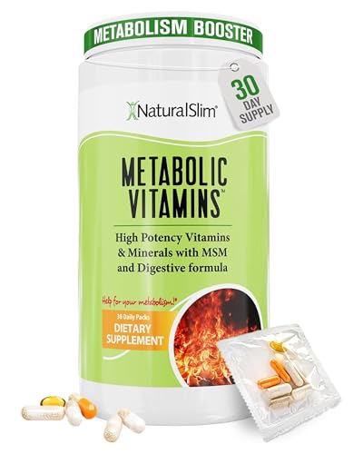 NaturalSlim Metabolic Vitamins - Combination of High Potency Mult...