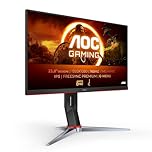 AOC Gaming 24G2ZE - 23.8 Inch FHD Monitor, 240 Hz, 0.5ms, IPS, AMD FreeSync Premium, Low input lag, Game Modes (1920x1080 @ 240 Hz 350cd/m² HDMI / DP), black