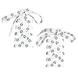 Ancnoz Soccer Ball Printed Shoelaces for Sneakers White...