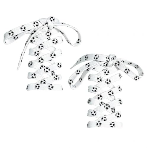 Soccer Ball Printed Shoelaces