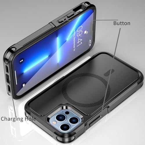 Coque iPhone 16 Pro Max antichoc mate noire pour éviter les fissures - 7