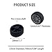 8PCS Toy Car Tire RC Car Rubber Tire with Metal Shaft Axles for RC Car Truck DIY Model Toy Building Projects (2.5x28mm)