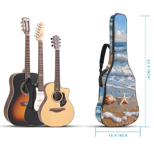 Housse guitare acoustique 40/41/42 pouces imperméable anti-choc eau