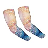 Manchon de protection solaire en soie glacée bleue colorée : notre manchon de bras en soie glacée pour adultes est une star de la mode. Le processus unique permet une impression pleine largeur. Que ce soit en ville ou à l'extérieur, il peut vous attirer l'attention, montrer votre style unique et illuminer instantanément votre forme.