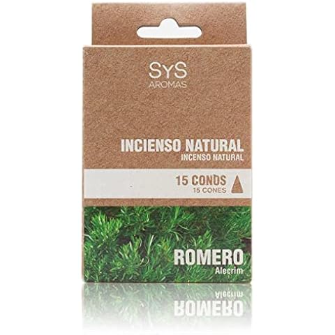 Incienso Romero 15 Conos S&S Cosmetica natural Cover