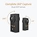 YI 360 VR Dual-Lens 5.7K HI Resolution Panoramic Camera With Electronic Image Stabilization, 4K In-Camera Stitching