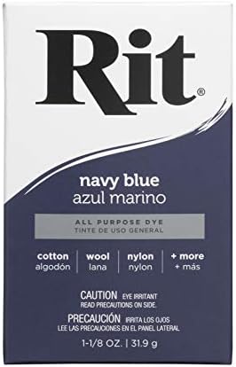 Rit Dye 3-30 Powdered Fabric Dye, Navy Blue