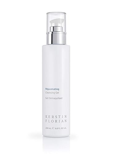 Kerstin Florian Gel limpiador rejuvenecedor, lavado facial suave y removedor de maquillaje para todo tipo de piel (6.8 fl oz)