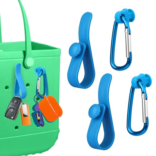 Image of Mity rain Key Holder for Bogg Bag, Accessories for Bogg Bags Original X Large, Insert Charm Carabiner Keychain for Beach Bag
