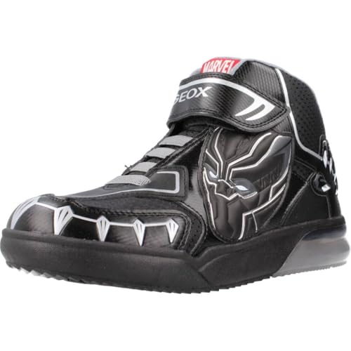 Ya en mundofriki.es: Geox J GRAYJAY Boy, Zapatillas para Niños, Black/Silver, 38 EU