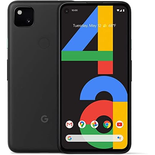 Google Pixel 4a Smartphone, 128GB Storage & Unlocked Cellular – Just Black (Renewed)