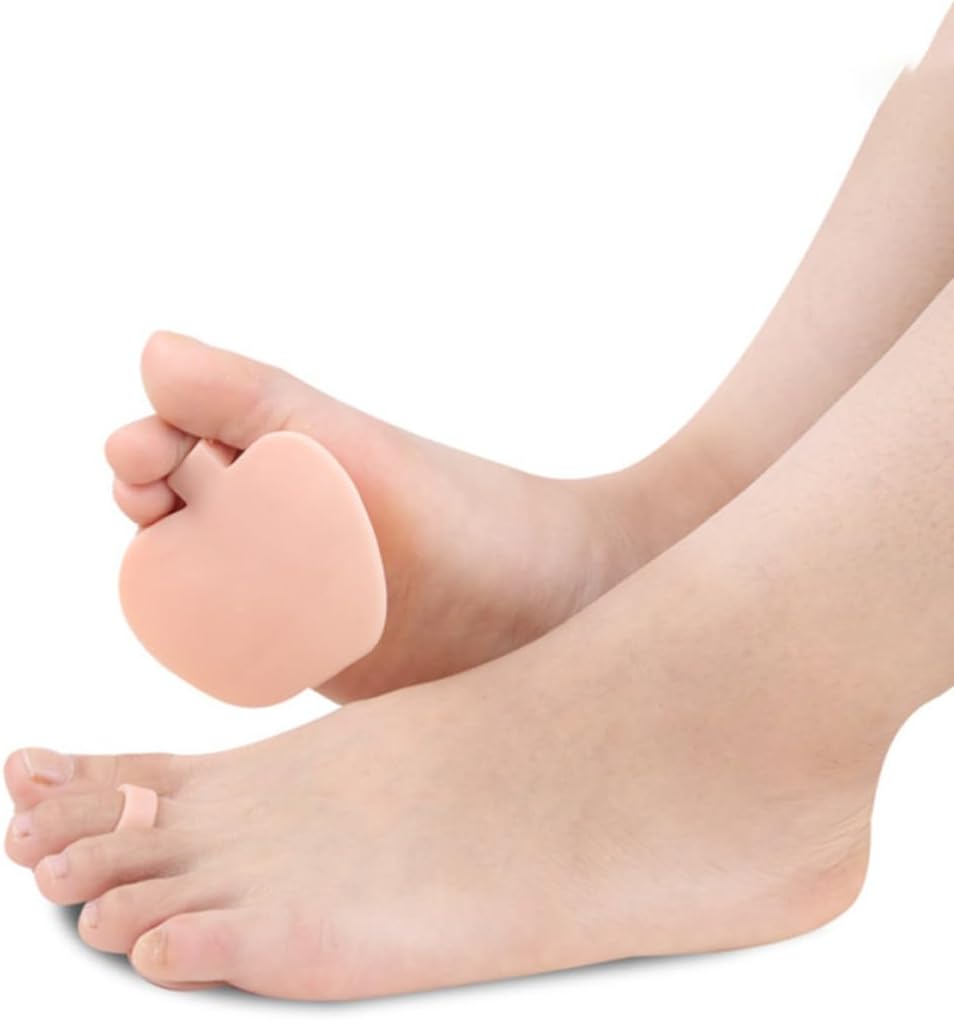 2pcs Metatarsal Foot Pads Toe Straightener Sebs Forefoot Cushion