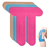 12 Stück Kinesiotapes Knie Wasserfestes und Elastisches,Knie Tape Vorgeschnitten Bequem zu Tragen,Relief Sportband zur Linderung von Muskelschmerzen,für Sport Dauerhafte Unterstützung,3 Farben