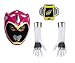 Disguise Pink Ranger Dino Charge Child Accessory Kit Costume