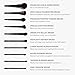 Morphe MUA Life Makeup Brushes - 20 Piece Makeup Brush Set of Eye and Face Brushes - Made with Synthetic Bristles and Includes Carrying Case (20 Count)