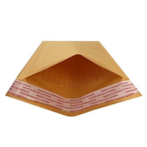 Amazon Basics Kraft Bubble Mailer, 6" X 10" (Internal Size - 5.75" X 9"), 25-Pack #TOP4