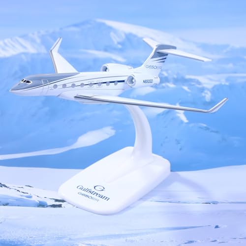 Modello di aeroplano pressofuso, replica in scala 1/200 di Gulfstream G650 Aircraft