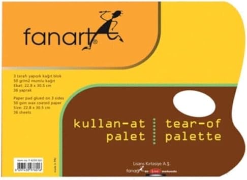 Fanart Kullan-at Ka t Palet, 22,8x30,5 cm, 36 Yaprak