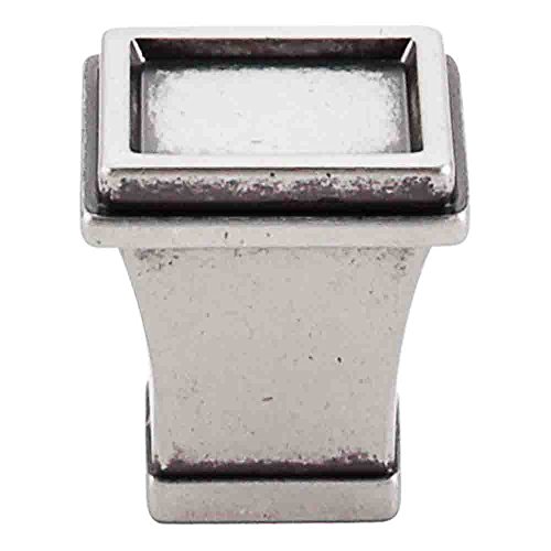 Top Knobs Great Wall Tapered Knob 1" Pewter Antique #TOP1