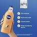 NIVEA Cocoa Butter Body Lotion for Dry Skin with Hyaluronic Acid, Cocoa Butter and Deep Nourishing Serum, 72-Hour Body Moisturizer, 16.9 Fl Oz Pump Bottle