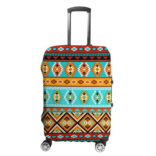 Aztec Ethnic Pattern Luggage Cover Travel Suitcase Cover Luggage Protector 22-24 Inch