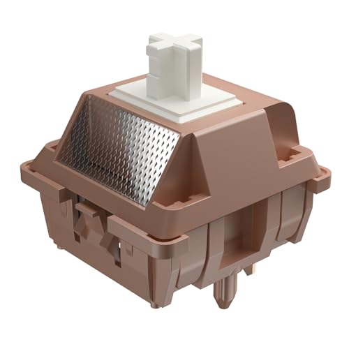 DUROCK Mocha Switches, Long Spring Full POK Switch, Light...