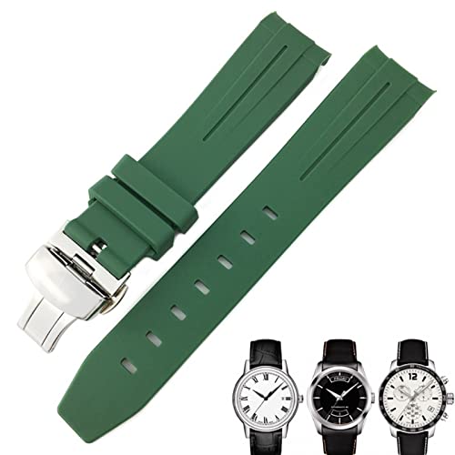 Bracelet montre caoutchouc 20mm étanche pour Tissot 1853 Omega