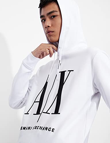 Armani Exchange Men's Icon Project Embroidered Logo Hooded Sweatshirt2