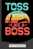  Cool Cornhole Toss Like A Boss Notebook: Journal, Planner, Diary, Lined College Ruled Paper, 6x9 120 Pages. Notebook Gift for Cornhole Lovers