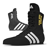 adidas Custom Personalized Box Hog II Boxing Shoes for Birthday, Anniversary, Farewell Gifts - US Size M11.5/W12.5 Black White
