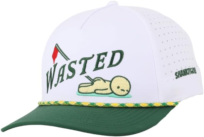 SHANKITGOLF Adjustable Funny Plastered Golf Hat, One Size Fits All