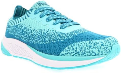 Propét Women's EC-5 Sneakers, Teal, 10 Medium US | Image 1