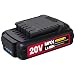 20V MAX Lithium Ion Rechargeable Battery with Real-time Capacity Indicator and USB output, Only Compatible with Avid Power 20V Cordless Tools