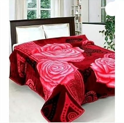 Bezzilish Home Wool Relief Blanket for Heavy Winter Single Bed Full Size for Donation and Gift Purpose Multicolor (Pack of 1)