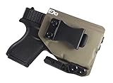 FDO Industries (Formerly Fierce Defender IWB Kydex Holster Glock 43 w/ TLR6 The Paladin Series -Made in USA- (Flat Dark Earth)