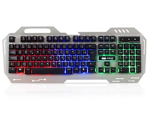 Kit Gamer Teclado Gamer Semi Mecanico Abnt 2 Pc Led Iluminado Metal e Mouse Rgb Gamer Para Jogos Pc