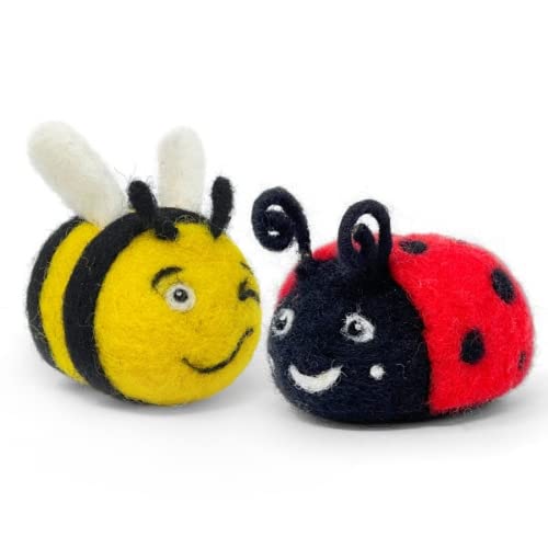 Bee Ladybird Needle Felting Kit