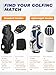 Golf Cart Bag, 15 Way Top Lightweight Golf Bag, Golf Club Cart Bags for Men Women with Full-Length Dividers, Dedicated Putter Well, Rain Cover