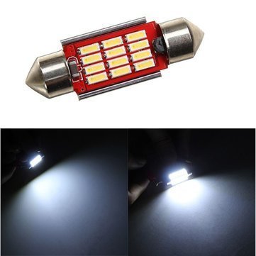 Guance 36mm 12SMD Dome LED Light Interior Reading Bulb roof Light for Universal for Skoda Slavia - Image 2 thumbnail
